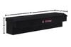 Weather Guard 56in Lo-Side Truck Tool Box Aluminum Gloss Black, small
