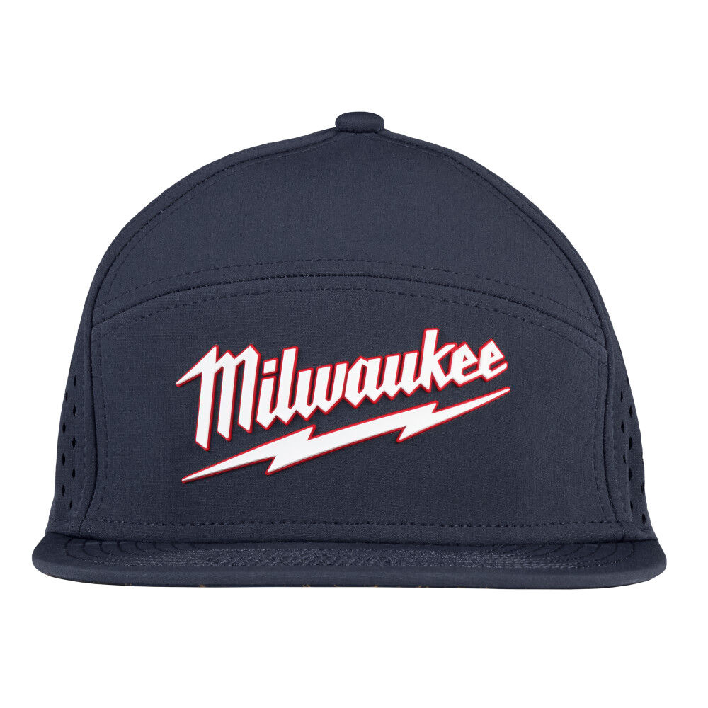 Milwaukee Flat Brim Snapback Blue, large image number 7