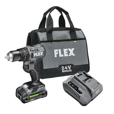 FLEX 1/2" 2 Speed Compact Hammer Drill Kit
