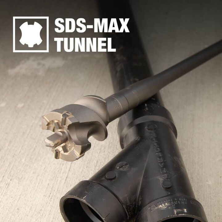 Makita 2 1/2in x 24in SDS MAX Tunnel Bit, large image number 5