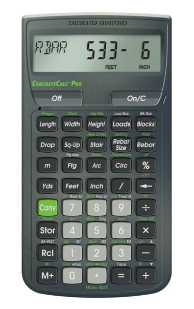 Calculated Industries Concrete Construction Math Calculator, large image number 8