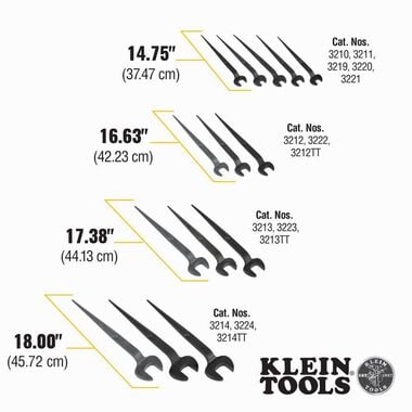 Klein Tools Spud Wrench 1-5/8in Heavy Nut, large image number 2