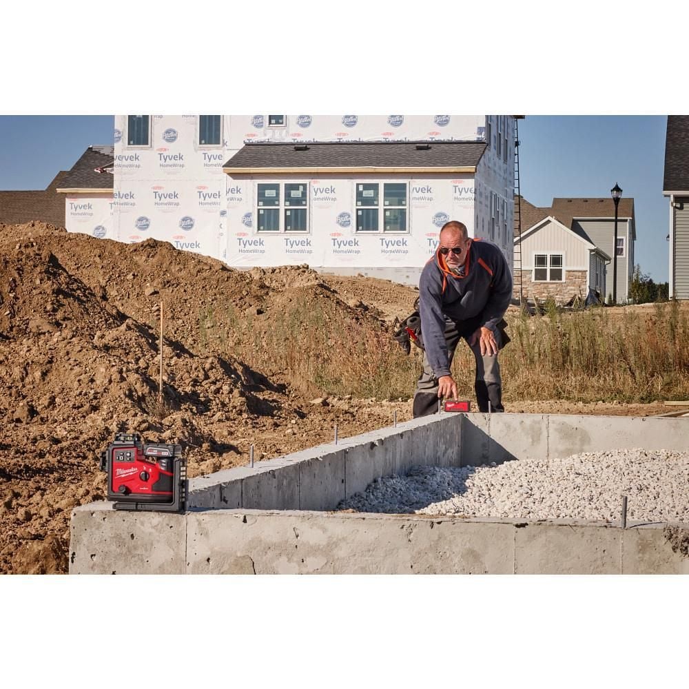 Milwaukee M12 Green 360 3-Plane Laser with Automatic Alignment & Receiver, large image number 12