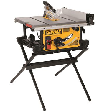 DEWALT 10 In. Job Site Table Saw with Scissor Stand