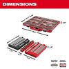 Milwaukee 1/2in Drive Ratchet & Socket Set with PACKOUT Organizer 47pc, small