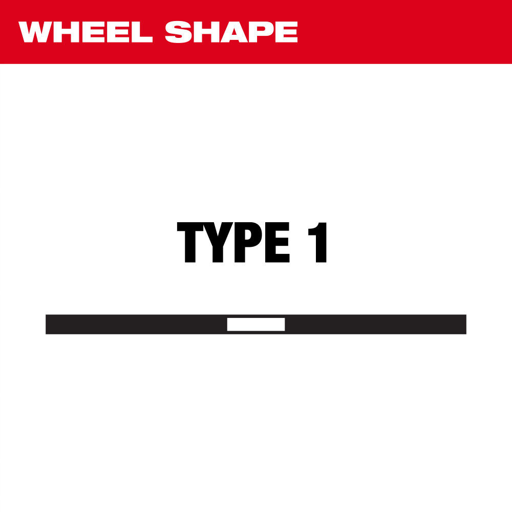 Milwaukee 12 Inch x 1/8 Inch x 20mm Metal Cut Off Wheel Type 1, large image number 3