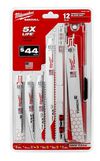 Milwaukee 12-Piece SAWZALL Blade Set, small image number 1
