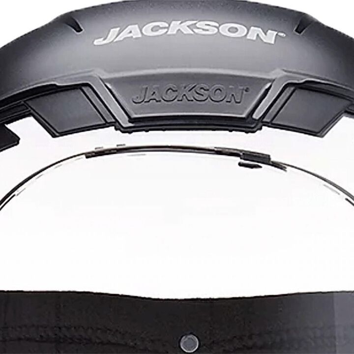 Jackson Safety Lightweight MAXVIEW Premium Face Shield with Ratcheting Headgear Clear Tint Anti-Fog Coating Black, large image number 4