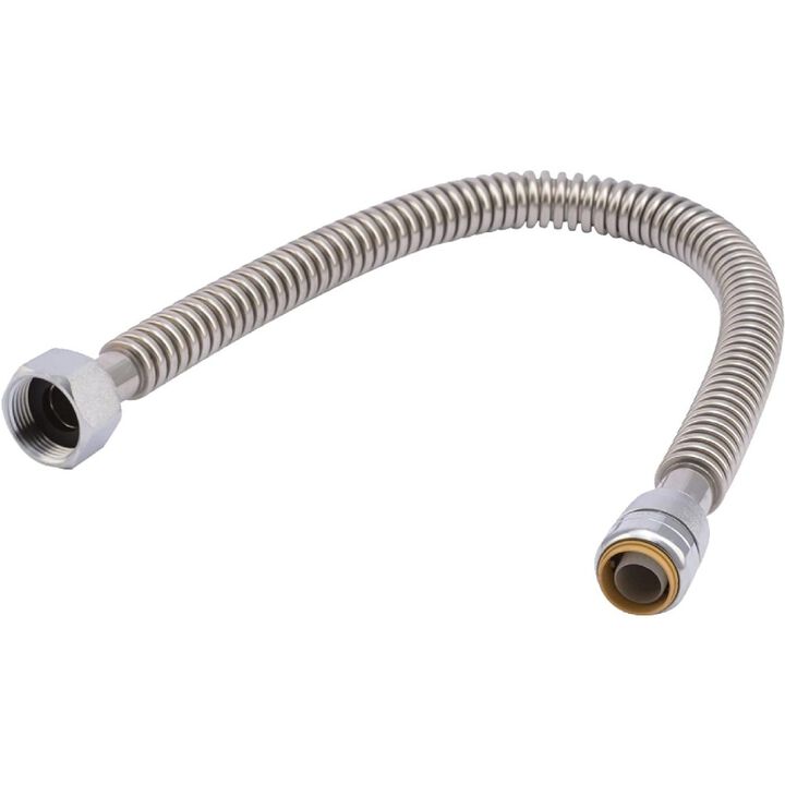 Sharkbite 3/4in Push T x 1in D FIP Flexible Hose Connector, large image number 1