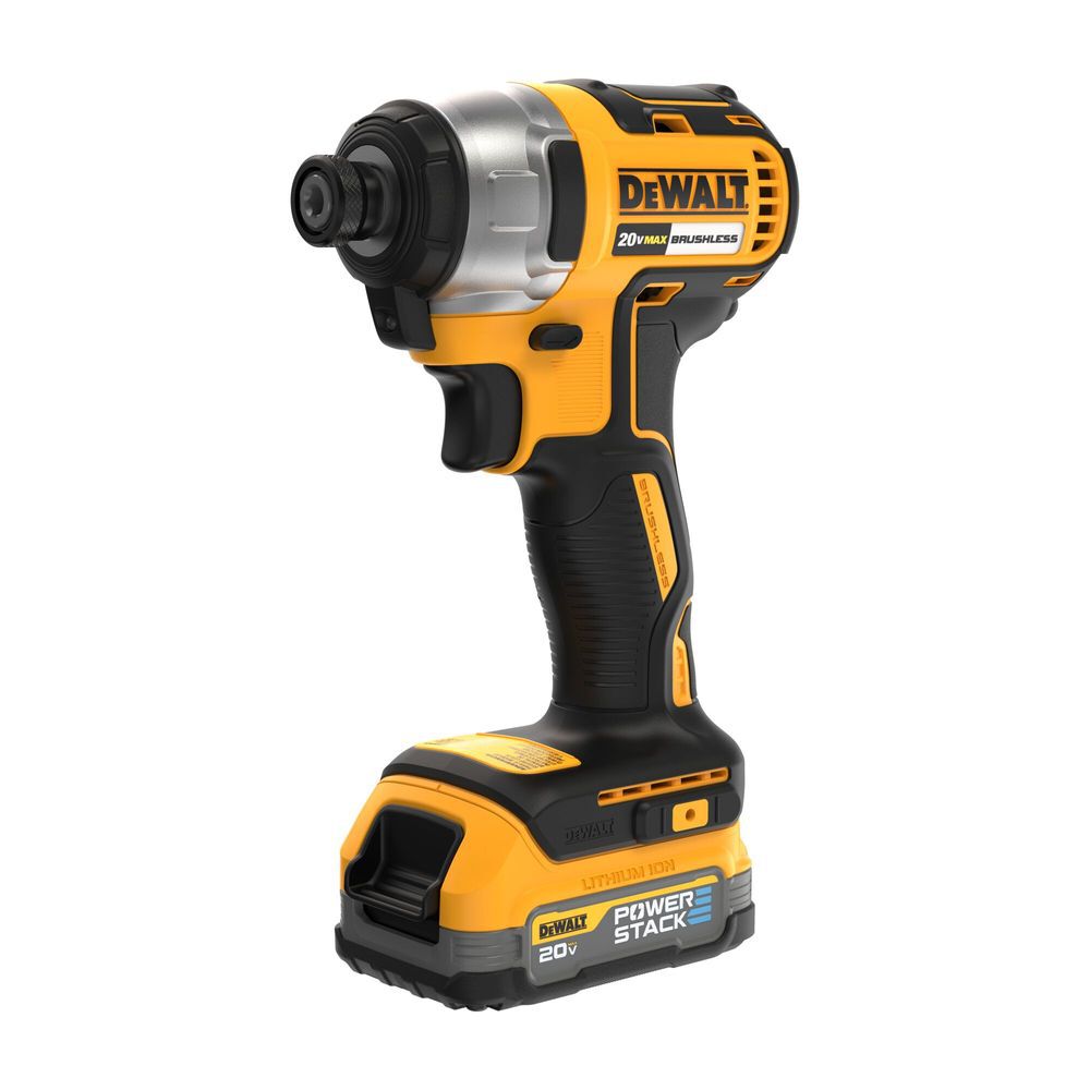 DEWALT 20V MAX XTREME Cordless Brushless 1/4 Inch Impact Driver & Elite Series 100pc Drill Driver Set, large image number 2