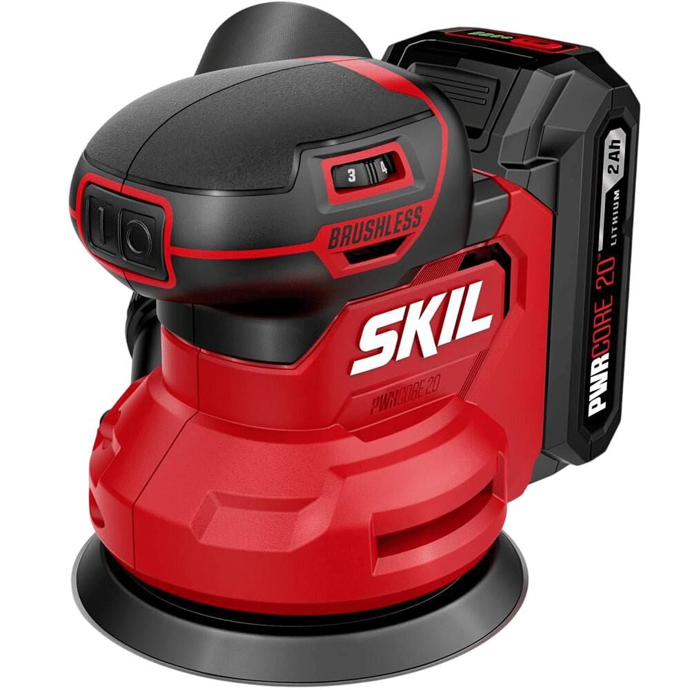 SKIL 20V Brushless Random Orbital Sander Kit, large image number 1
