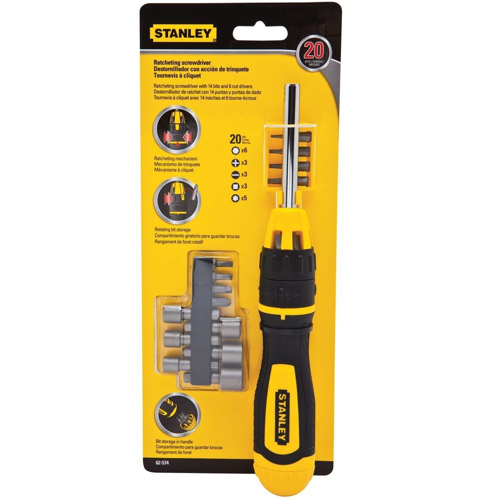 Stanley Multi-Bit Screwdriver Set, 20 Piece, large image number 3