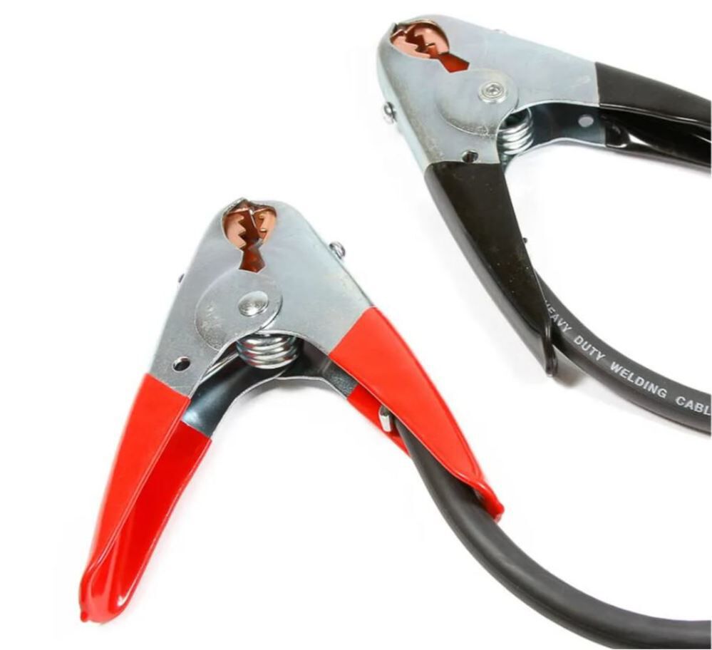 Forney Industries Black & Red Number 4 x 12 ft Battery Jumper Cables, large image number 1