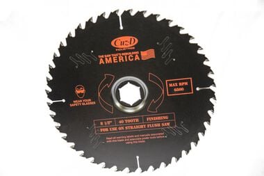 Cuz-D 40 Tooth Carbide Tipped Blade, large image number 0