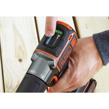 Black and Decker 20V MAX Lithium Ion (Li-ion) 3/8-in Cordless Drill with Battery Kit, large image number 4