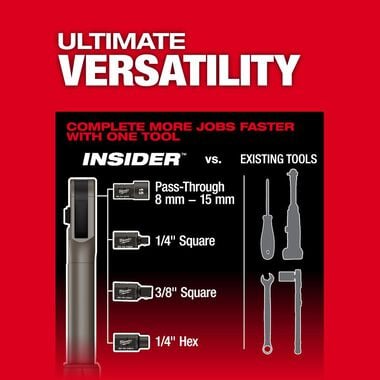 Milwaukee M12 FUEL INSIDER Extended Reach Box Ratchet (Bare Tool), large image number 7