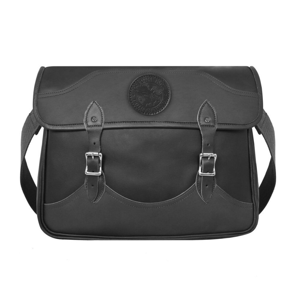 Duluth Pack 12 Liter Capacity Black Smooth Leather Book Bag L 135