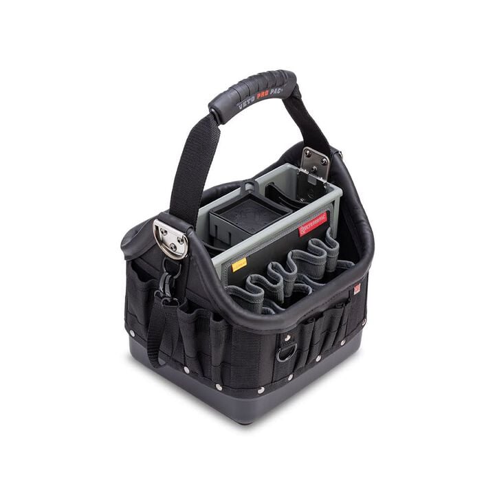 Veto Pro Pac Compact Deep Base Open-Top Tech Tool Bag, Black, large image number 8