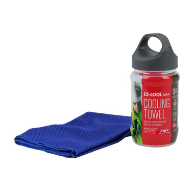 Protective Industrial Products EZ Cool Max Cooling Towel 12 x 40in Evaporative Navy Blue