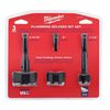 Milwaukee Plumber's Selfeed Bit Kit 3PK, small image number 5