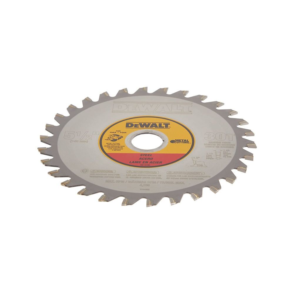 DEWALT 5 1 2 in. 30 Tooth Metal Cutting Blade DWA7770 Acme Tools