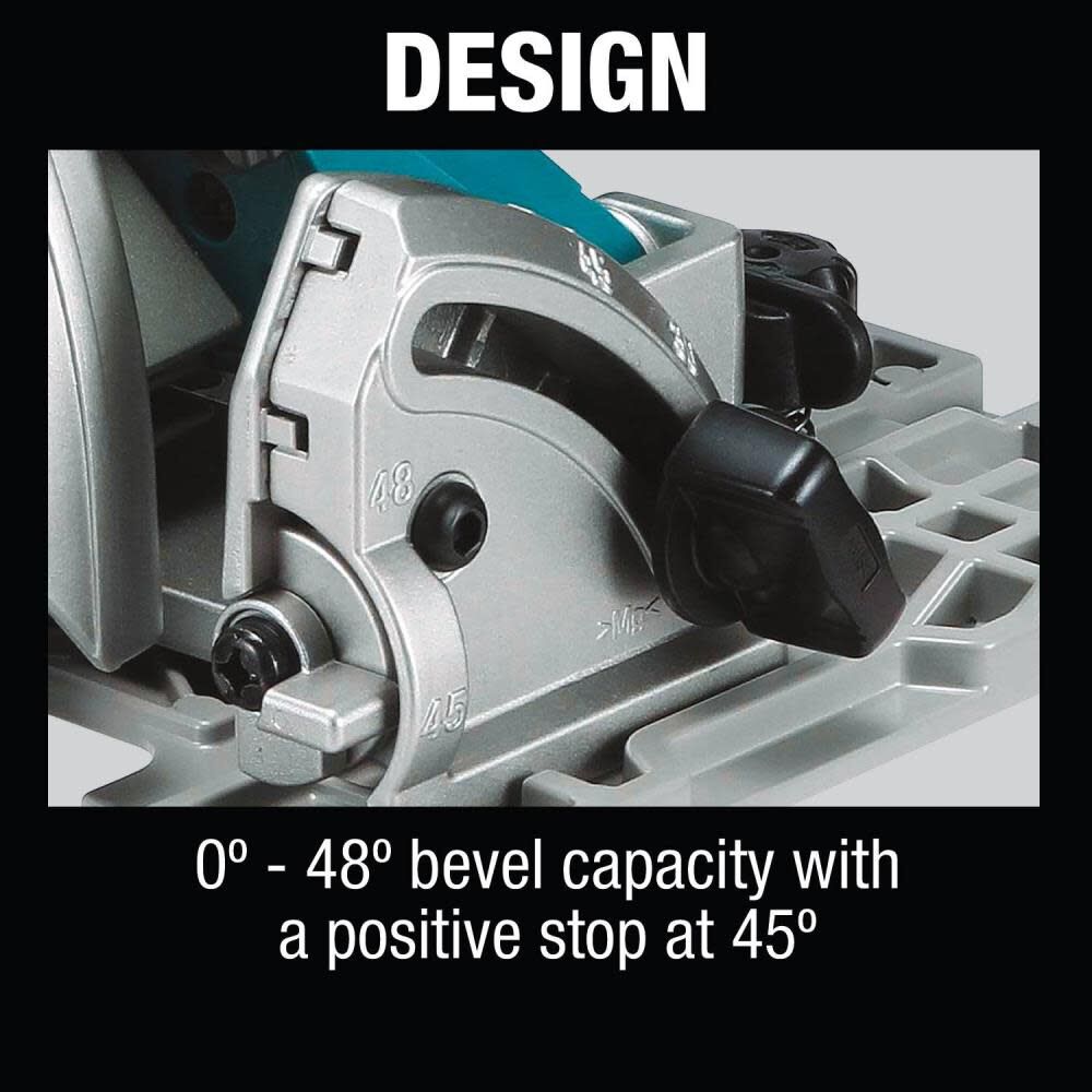 Makita 18V X2 36V LXT 7 1 4 Circular Saw with Guide Rail Compatible Bare Tool XSH08Z Acme Tools