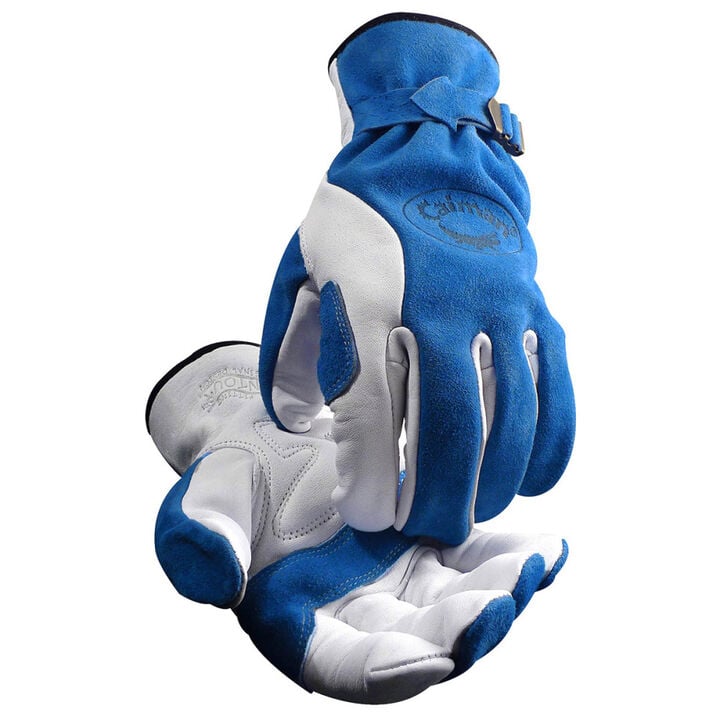 Protective Industrial Products Caiman Large Split Cowhide Top Grain Leather Driver Gloves