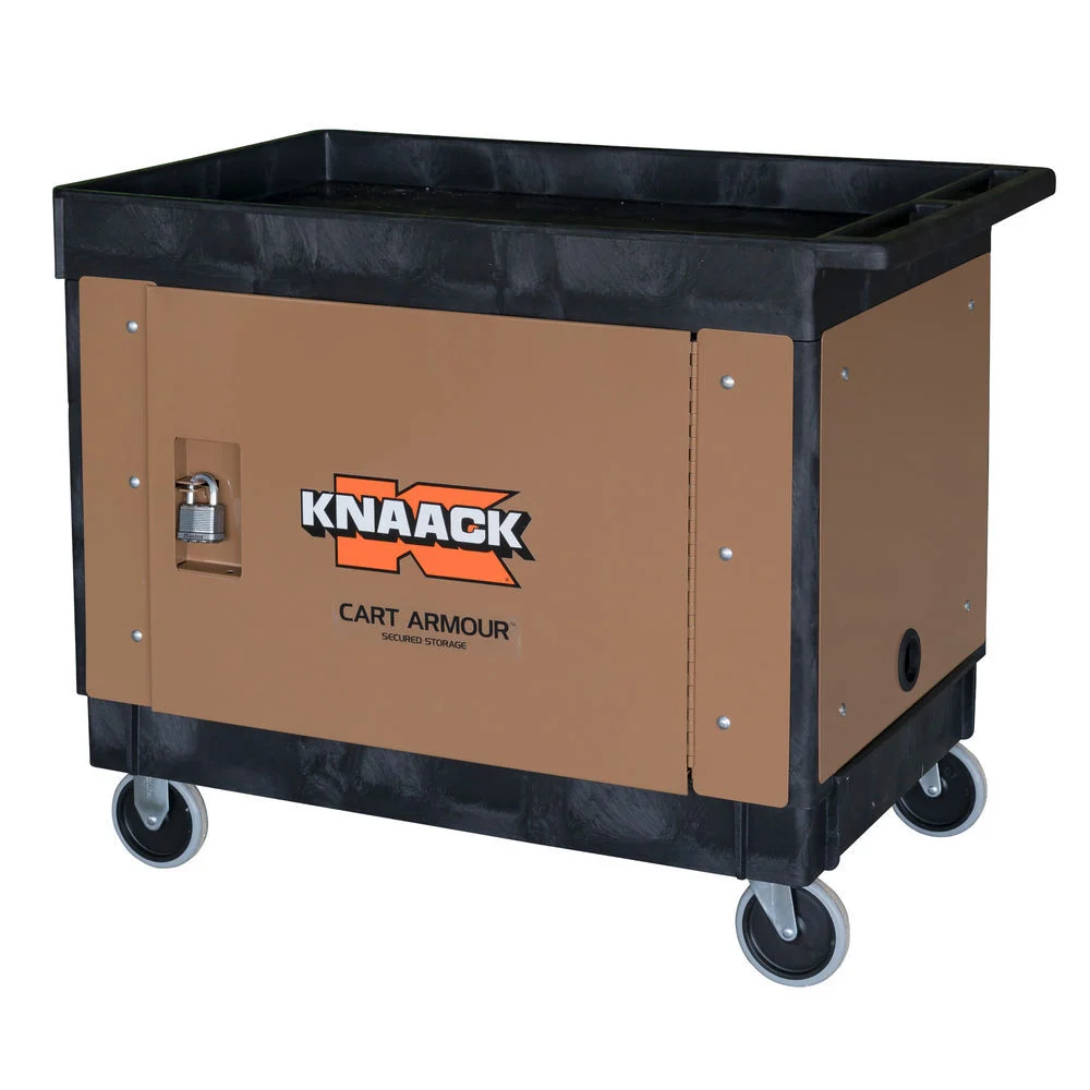 Knaack Cart Armour Mobile Cart Security Paneling for Rubbermaid #9T67-00 & ULINE H2504XX Utility Carts, large image number 1