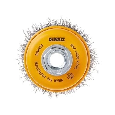 DEWALT 3-in x 5/8-in to 11-in Crimped Wire Cup Brush, large image number 4