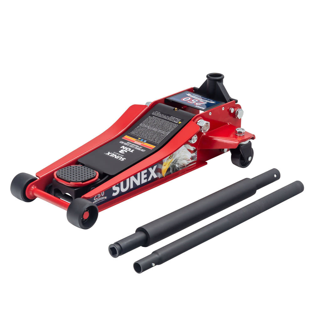Sunex American Eagle 250th 3 Ton Low Profile Floor Jack, large image number 3