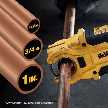 DEWALT IMPACT CONNECT Copper Pipe Cutter Attachment, large image number 5