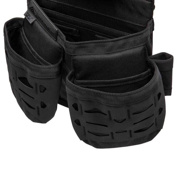 Diamondback Toolbelts SXS X Left Side Non-Dominant Open Tool Pouch, 3 Pockets, Black, large image number 3