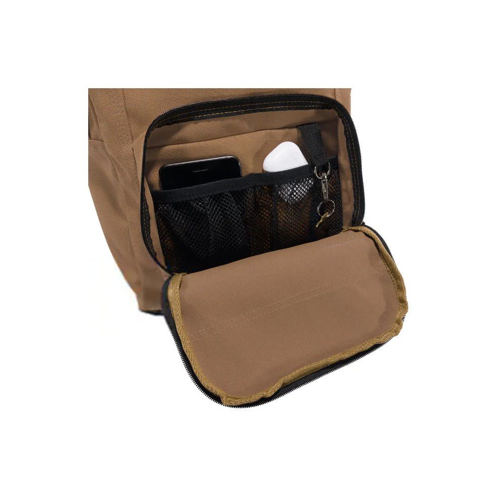 Carhartt 23L Single-Compartment Backpack, One Size, Carhartt Brown, large image number 4