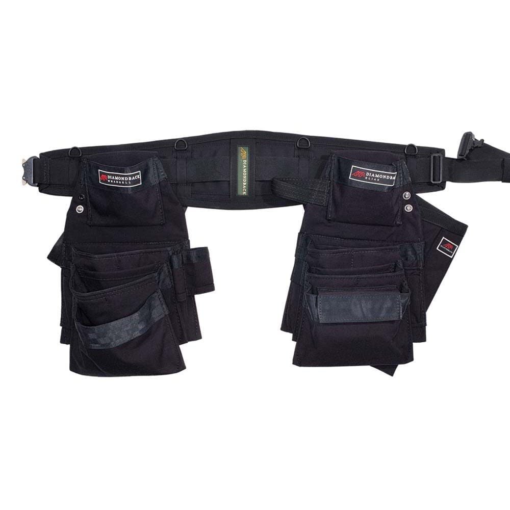 Diamondback Toolbelts Black Right Handed Large Denali 2.0 Tool Belt System Size Large – DB5-20-BK-L