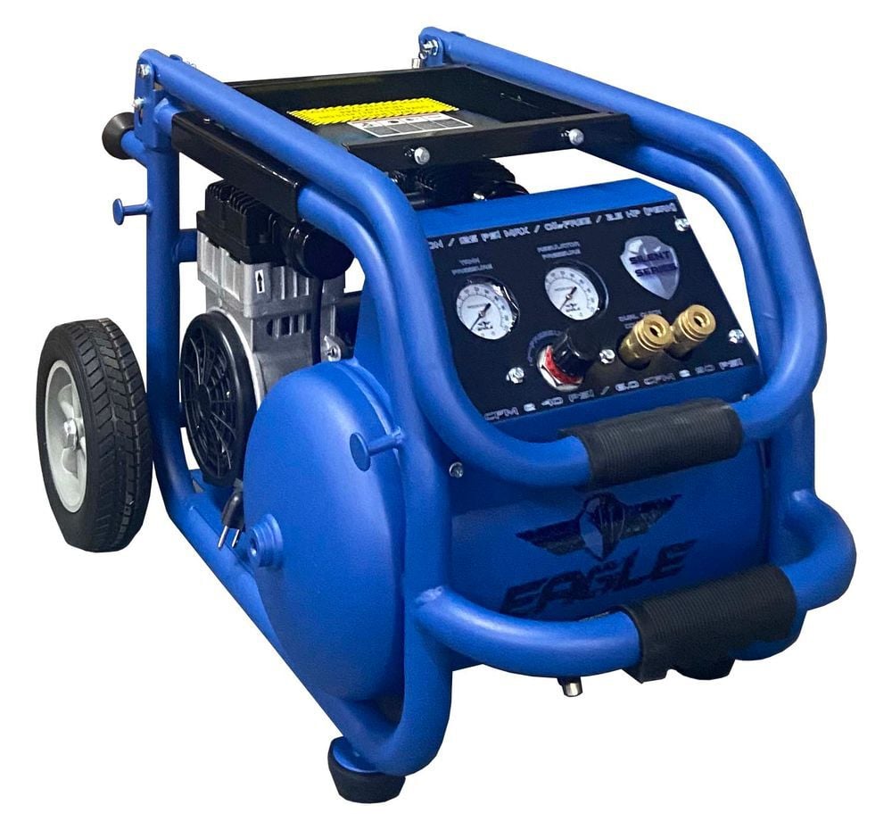 Eagle Compressor Silent Series 6 Gallon Electric Portable Air Compressor, large image number 2