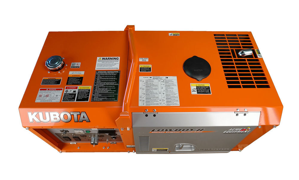 Kubota Lowboy Pro II Series 11,000 Watt (11kW) Diesel Powered 50-State Liquid-Cooled Standby Generator, large image number 7