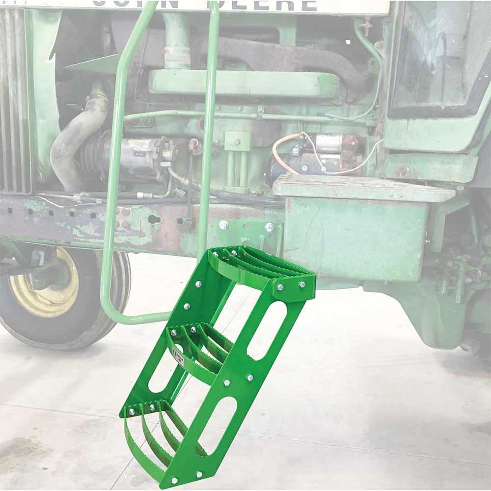 K&M Manufacturing LH 3-Step Kit for John Deere Tractors Green, large image number 6