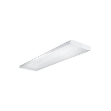 Metalux WN Series T8 Wraparound Light Fixture 4 Light 32W 4'