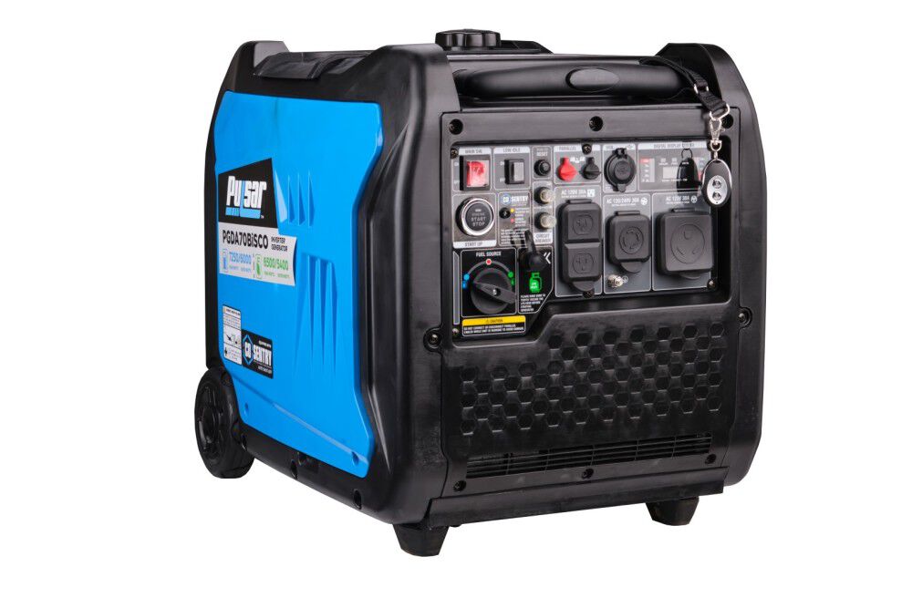 Pulsar Products Inverter Generator with Remote Start Dual Fuel 7250