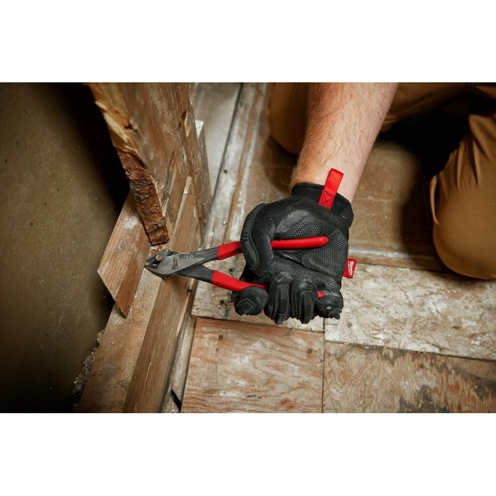 Milwaukee 6inch Diagonal Dipped Grip Cutting Pliers (USA), large image number 8