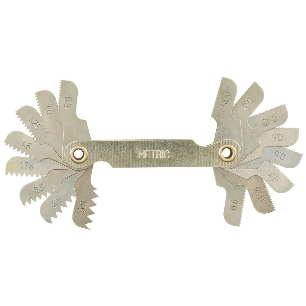 Milwaukee 0.35-3.00 mm Metric Thread Pitch Gauge, large image number 1