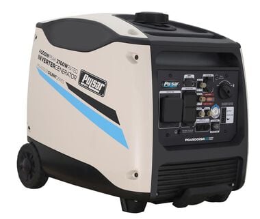 Pulsar Products Silent Series 4500W Peak 3700W Rated Portable Inverter Generator with Remote Start