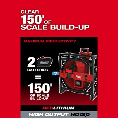 Milwaukee M18 FUEL High Speed Chain Snake for 1 1/2-4 Pipes, large image number 7