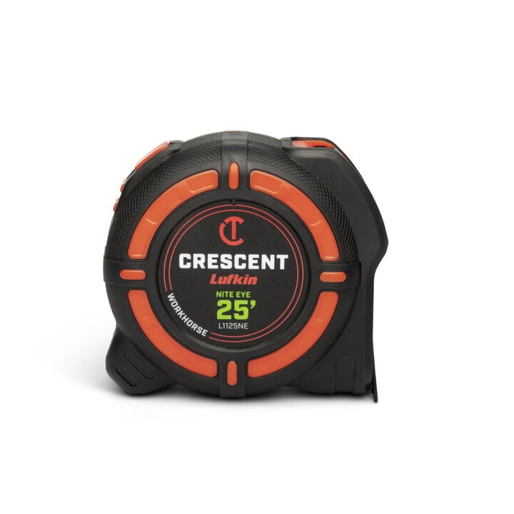 Crescent Lufkin 2 Pack 1-1/4 Inch x 25 Ft. WORKHORSE NITE EYE Tape Measure, large image number 0