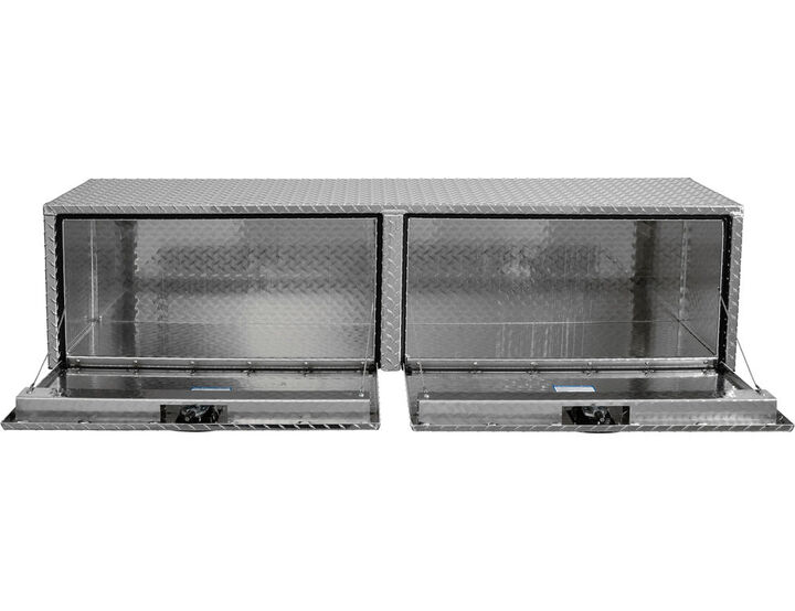 Buyers Products Company 18x16x72 Inch Diamond Tread Aluminum Topsider Truck Box, large image number 4