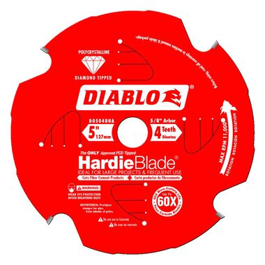 Diablo Tools 7-1/4in x 4 Tooth (pieceD) Fiber Cement HardieBlade, large image number 0