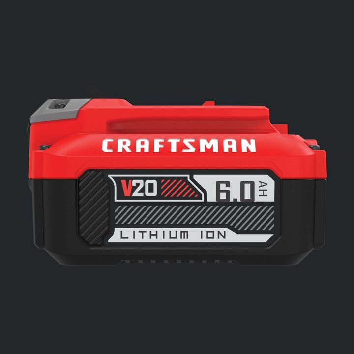 CRAFTSMAN V20 20V 6Ah Lithium Ion Power Tool Battery Pack with Fuel Indicator, large image number 3