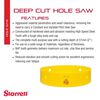 Starrett 8-9/32 Inch 4-6 TPI HSS Deep Cut Hole Saw, small image number 2