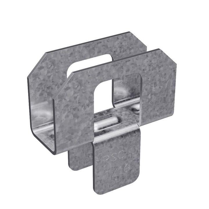 Simpson Strong-Tie 20 Gauge 7/16 In. Zinc Galvanized G90 Panel Sheathing Clip