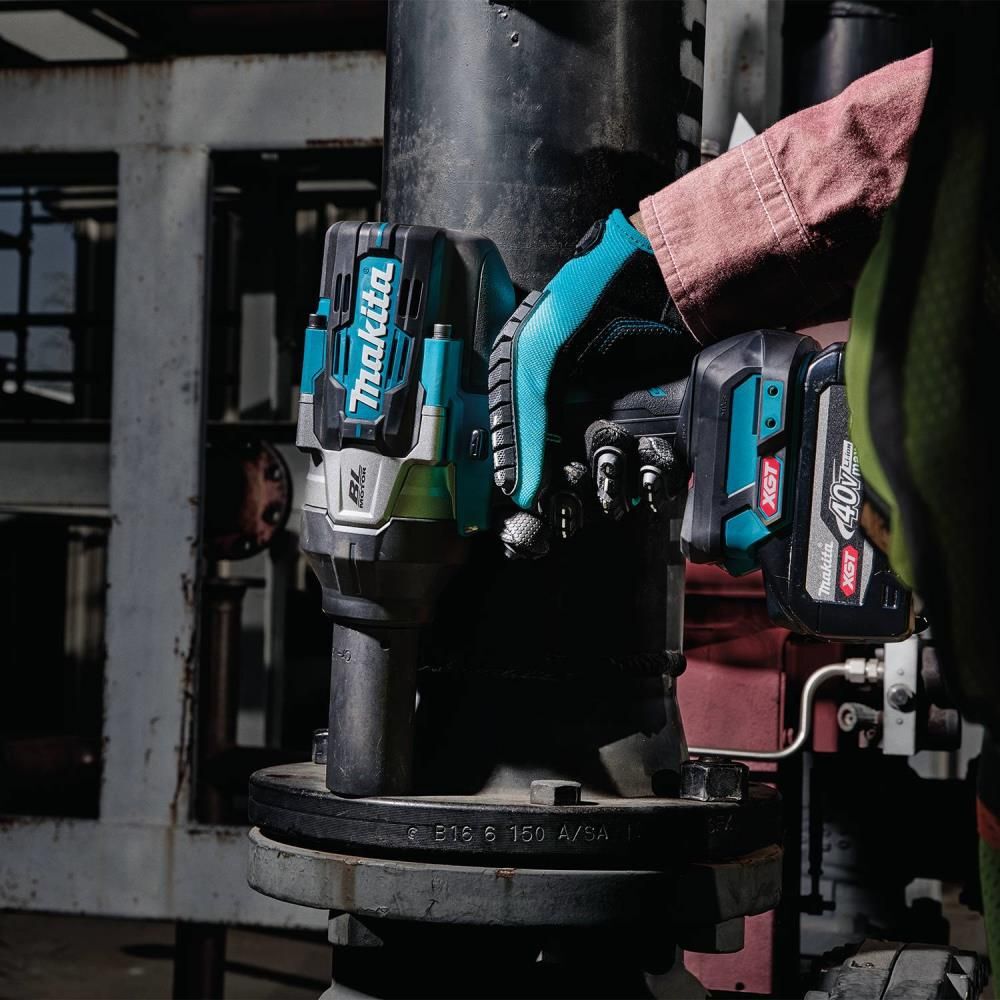 Makita 40V max XGT Brushless Cordless 4-Speed High-Torque 1/2 Inch Square Drive Impact Wrench 2.5Ah Kit with Detent Anvil, large image number 7